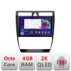 Navigatie Audi A6 C-102 Android Octa Core Ecran 2K QLED GPS 4G 4+32GB 360 KIT-102+EDT-E409-2K CarStore Technology