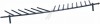 45CM FOLDADLE PEG BACK 2 1763480100 pentru masina de spalat vase BEKO/GRUNDIG/ARCELIK