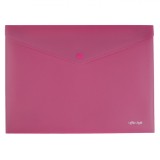 Mapă Documente, Soft Touch, Cherry, A4, Plastic, Oem