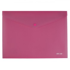 Mapă Documente, Soft Touch, Cherry, A4, Plastic