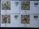 Irlanda-WWF,FDC fauna-set complet