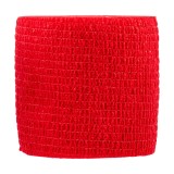 Bandaj copite Equilastic rosu 5cm x 4.5m elastic autoadeziv uz veterinar fixare pansamente animale mari