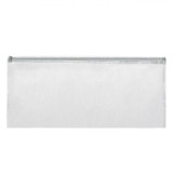 Husă Depozitare Pantofi, Polipropilenă, Fermoar, Culoare Alb, Dimensiuni 48x22 cm