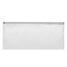 Husă Depozitare Pantofi, Polipropilenă, Fermoar, Culoare Alb, Dimensiuni 48x22 cm foto