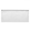 Husă Depozitare Pantofi, Polipropilenă, Fermoar, Culoare Alb, Dimensiuni 48x22 cm