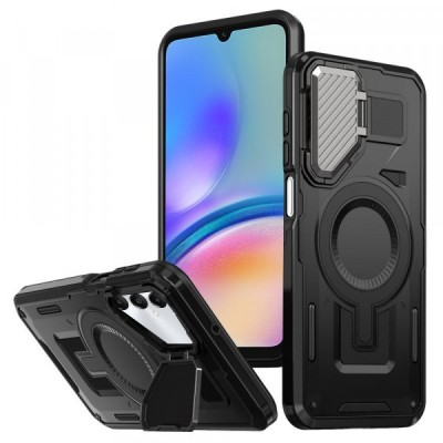 Husa MagSafe pentru Samsung Galaxy A05s A057, Techsuit, CamVault, Neagra foto