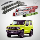 Cumpara ieftin Ștergătoare Suzuki Jimny GJ/A6G 2018+ | Set Față și Spate Flat &ndash; TeamCar&reg;