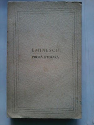 Eminescu - Proza literara foto