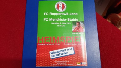 program FC Rapperswil - Jona - FC Mendrisio - Stabio foto