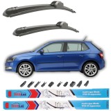 Cumpara ieftin Ștergătoare Skoda Fabia III (2014&ndash;2021) TeamCar&reg; &ndash; Set față