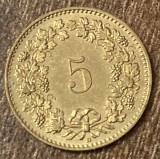 C50 - Moneda foarte veche - Elvetia - 5 rappen - 1999