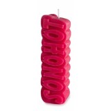 Cumpara ieftin Lumanare ambientala ceara rosie cm 4,5 x 3,5 x 14,5 H