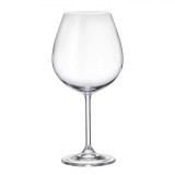 Cumpara ieftin Pahar Vin Cristal, Bohemia, Transparent, Capacitate 0,65L, Diametru 10cm, Inaltime 22.5cm