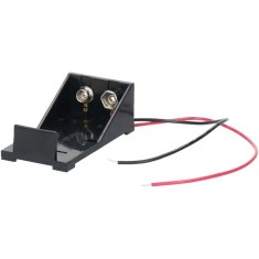 BH-9V A Suport baterie 9V 6F22 6LR61 x1buc cu terminal cablu 150mm