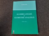 VASILE POP ALGEBRA LINIARA SI GEOMETRIE ANALITICA