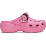 Saboti Crocs Classic Platform Dipped Buckle Clog Roz - Pink Lemonade