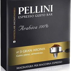 Pellini Gusto Bar Gran Aroma n°3 cafea macinata pentru espresso 2x250gr