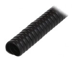 &Icirc;nfășurare Spirală PVC Neagră 1m &Oslash; 20mm