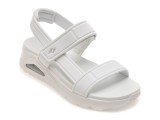 Cumpara ieftin Sandale SKECHERS albe, UNO, din material textil
