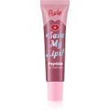 Rude Cosmetics Save My Lips balsam de buze hidratant cu peptide culoare Lychee 15 ml