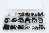 Set O-Ringuri 225 Piese, Garnituri Etanșare Cauciuc Diverse Dimensiuni