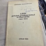 Legi privind invatamantul in Romania 1864-1944 partea I