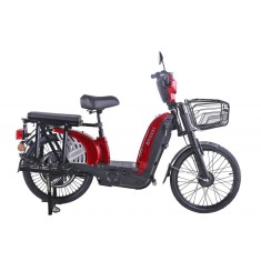 Bicicleta Electrica ZT-01 Motor 480W 48V 12Ah Viteza 25 Km/h Autonomie 40Km Nu necesita permis - Roșu