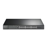 Switch cu management L2 TP-Link POE, 24 Porturi Gigabit, 4 x SFP+ Gigabit &quot;TL-SG3428XMP&quot; (timbru verde 2 lei)