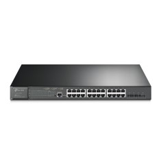 Switch cu management L2 TP-Link POE, 24 Porturi Gigabit, 4 x SFP+ Gigabit &quot;TL-SG3428XMP&quot; (timbru verde 2 lei)