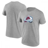 Colorado Avalanche tricou de bărbați Primary Logo Graphic T-Shirt Sport Gray Heather - S, Fanatics Branded