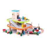Set de joaca din lemn - Garaj pentru masini