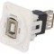 Conector adaptor USB A la USB B, USB 2.0