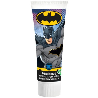 Pasta de dinti pentru copii, Batman, 75 ml, Fara gluten, mentolata foto
