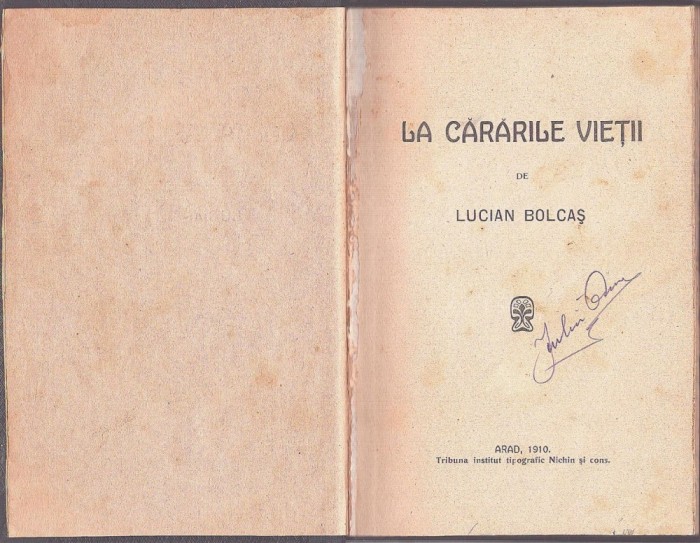 C9223N La cărările vieții de Lucian Bolcaș, 1910, Arad