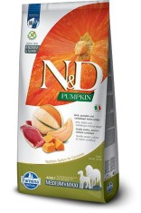 Farmina N&amp;amp;amp;D dog PUMPKIN (GF) adult medium &amp;amp;amp; maxi, duck &amp;amp;amp; cantaloupe 12 kg foto