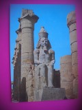 HOPCT 6808 STATUIA LUI RAMSES II -TEMPLUL LUXOR -EGIPT -AFRICA-NECIRCULATA, Printata