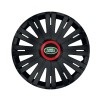 Set 4 capace roti Negre Cu Inel Rosu Active R16 Compatibil Cu Land Rover, Autohelix MSA