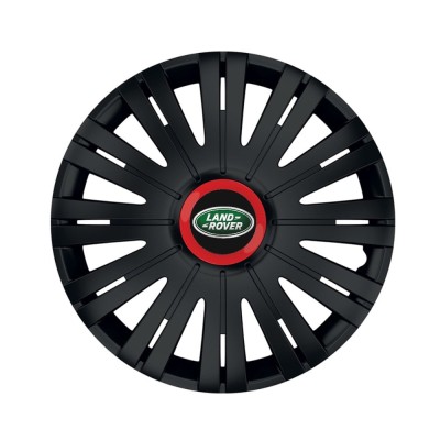 Set 4 capace roti Negre Cu Inel Rosu Active R15 Compatibil Cu Land Rover foto