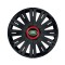 Set 4 capace roti Negre Cu Inel Rosu Active R16 Compatibil Cu Land Rover