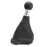 Manson + Nuca Schimbator Audi A6 C6 (2005-2011) 5 Viteze Piele Ecologica Negru Crom ALM