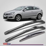 Cumpara ieftin Stergatoare TeamCar Hybrid Opel Astra H GTC (2005-2010) Set Complet 550mm+450mm+300mm