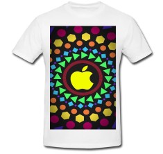 Tricou &amp;quot; Colourful | Apple logo &amp;quot; foto