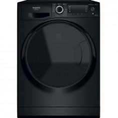 Masina de spalat rufe cu uscator Hotpoint Natis NDD11725BDAEE, 11 kg spalare, 7 kg uscare, 1600 RPM, Clasa B, Motor Inverter, Display LCD, Negru