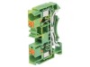 Conector &Icirc;mbinare Șine 0,5-10mm2 2 Borne Galben-Verde