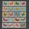 Fluturi LP 364-383 (Scott) Mozambic 1953, Nestampilat