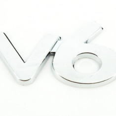 Emblema auto V6 (reliefata 3D)