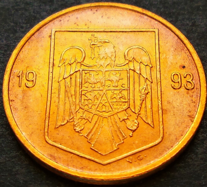 Moneda 1 LEU - ROMANIA, anul 1993 * cod 2191 A