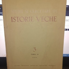 STUDII SI CERCETARI DE ISTORIE VECHE NR.3 , TOMUL 19/1968