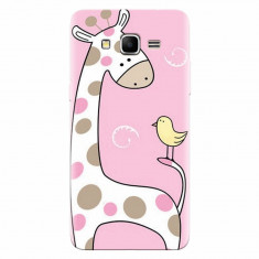 Husa silicon pentru Samsung Grand Prime, Cute Giraffe