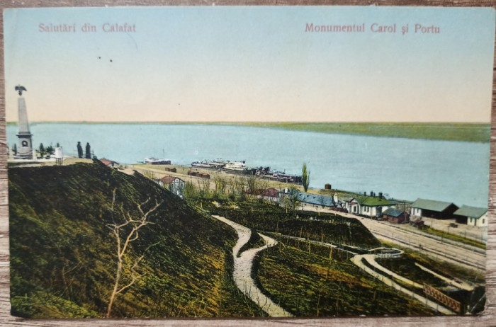 Salutari din Calafat, Monumentul Carol si Portul// CP